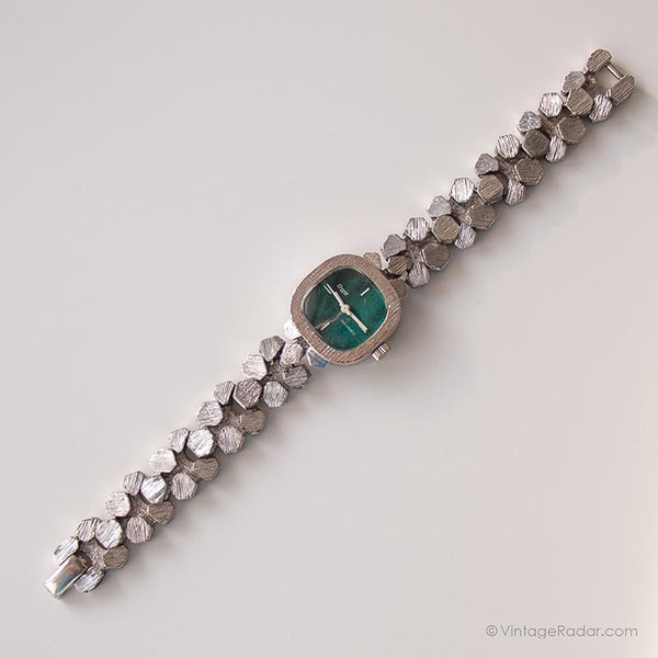 Retro Condor Vintage Condor Automatic Watch | Emerald-Green Dial Watch for Ladies ...