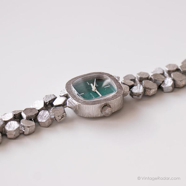 Retro Condor Vintage Condor Automatic Watch | Emerald-Green Dial Watch for Ladies ...