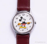 Mickey Mouse Lorus V501-6000 A1 reloj | Antiguo Disney Cuarzo reloj