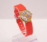 Timex Winnie the Pooh Guarda Vintage Watch | Tono d'oro degli anni '90 Timex Quarzo