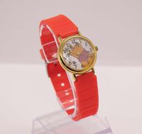 Timex Winnie the Pooh Uhr Jahrgang Uhr | 90S Gold-Ton Timex Quarz