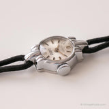 Vintage Olympic Mechanical Watch | Tiny Silver-tone Watch for Ladies