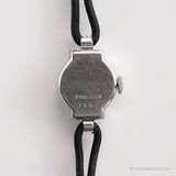 الساعة الأوليمبية الميكانيكية القديمة | ساعة صغيرة من الفضة للسيدات