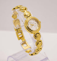 Piccolo orologio da donna tono all'oro | Orologio del personaggio vintage per piccoli polsi