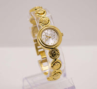 Winzige goldene Damen Uhr | Vintage -Charakter Uhr für winzige Handgelenke