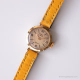 Orologio meccanico corona vintage | Piccolo orologio da polso a tono d'oro per lei