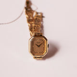 Gold-Tone Vintage Seiko 1400-8289r Quarz Uhr für Frauen