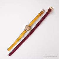 Vintage Corona Mechanical Uhr | Tiny Gold-Tone-Armbanduhr für sie