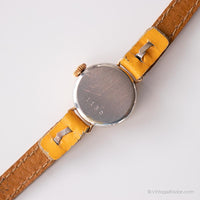Corona mécanique vintage montre | Minuscule montre de bracelet en or pour elle
