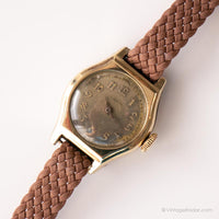 Vintage Júpiter mecánico reloj | Chapado en oro de la década de 1950 reloj para ella