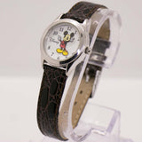 Ancien Disney Mickey Mouse montre | Tons argentés des années 90 Disney Quartz