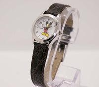 Vintage Disney Mickey Mouse Watch | 90s Silver-tone Disney Quartz
