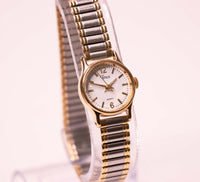 Dos tonos elegante Timex Señoras reloj | Clásico Timex Boda reloj
