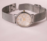 Grenen de tonos plateados vintage por Skagen Diseños reloj Dinamarca unisex