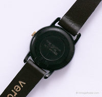 Antiguo Mickey Mouse Lorus V811-0070 Z0 reloj | Negro Lorus Cuarzo reloj