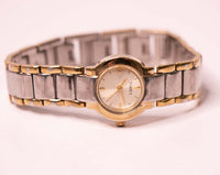 Elegante vintage due tono Timex Guarda le donne con chiusura regolabile