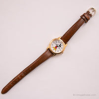 Lorus Mickey Mouse V501-6T80 R1 orologio | Tono d'oro degli anni '90 Disney Guadare