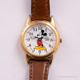Lorus Mickey Mouse V501-6T80 R1 Watch | 90s Gold-Tone Disney Watch