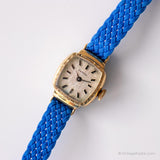 Vintage ▾ Zentra Orologio meccanico | Piccolo orologio da polso rettangolare per lei