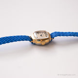 Jahrgang Zentra Mechanisch Uhr | Winzige rechteckige Armbanduhr für sie