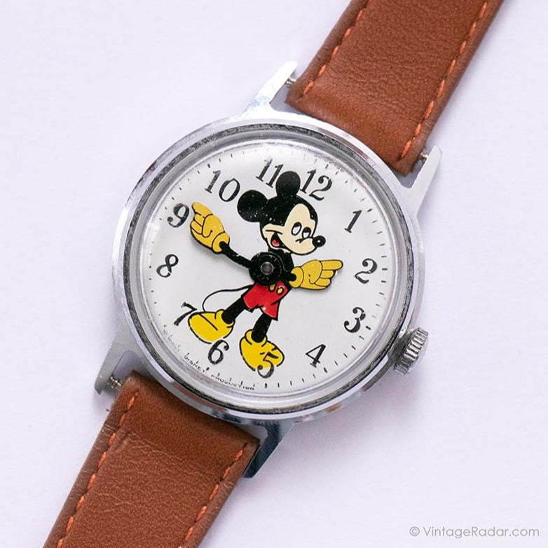 Vintage 1960s US Time Mickey Mouse Watch with Mechanical  display picture 3