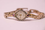 EXTRAÑO Jules Jurgensen Diamantes cuarzo damas reloj | Ocasión reloj