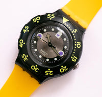 1991 Black Wave SDB102 Vintage Scuba swatch | 90S Retro Scuba swatch