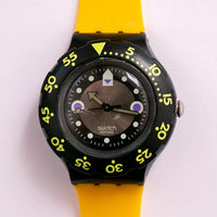 1991 Black Wave SDB102 Vintage Scuba swatch | Sous-marine rétro des années 90 swatch
