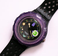 Capitaine Nemo SDB101 Swatch montre | 1991 Purple Scuba Swatch montre