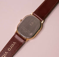 Rare gold vintage Jules Jurgensen Depuis 1740 Quartz montre