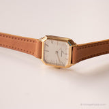 1960 Jasmin Vintage reloj - Tiny Gold Tone Mujeres elegantes reloj