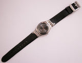 DEEP NIGHT YLS125 Irony Swatch Watch | Stainless Steel Swiss-made Watch