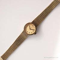 Vintage Gold-Ton Zentra Damen mechanisch Uhr | Deutsch Uhren
