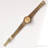 نغمة ذهبية خمر Zentra ساعة السيدات الميكانيكية | الساعات الألمانية