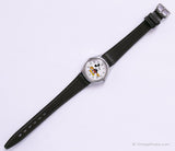 Vintage Silber-Ton Mickey Mouse Lorus V515-6080 A1 Quarz Uhr