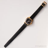 Vintage Swiss-made Alfex Mechanical Watch for Women with Black Dial
