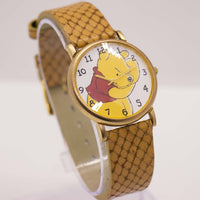 Jahrgang Timex Winnie the Pooh Uhr | 90S Gold-Ton Disney Uhr
