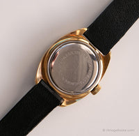 خمر سويسري الصنع Alfex ساعة ميكانيكية للنساء مع الطلب الأسود