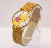 Jahrgang Timex Winnie the Pooh Uhr | 90S Gold-Ton Disney Uhr