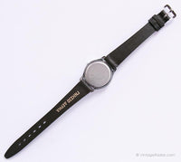 Tono d'argento vintage Mickey Mouse Lorus V515-6080 A1 Quartz orologio