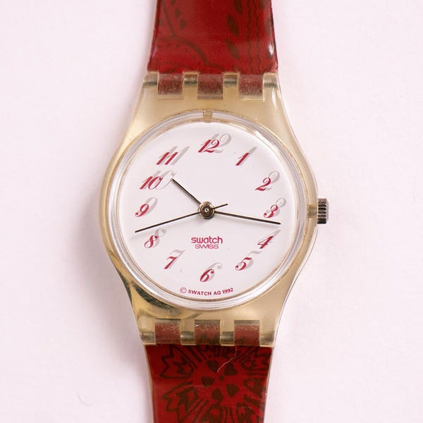 Infusión de 1992 LK143 Swatch Lady reloj | Lady Originals swatch Antiguo