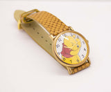 Vintage Timex Winnie the Pooh Watch | 90s Gold-tone Disney Watch