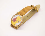 Ancien Timex Winnie the Pooh montre | Tone d'or des années 90 Disney montre
