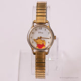 Elegante Winnie the Pooh reloj | Disney Abejas de miel giratorias vintage reloj