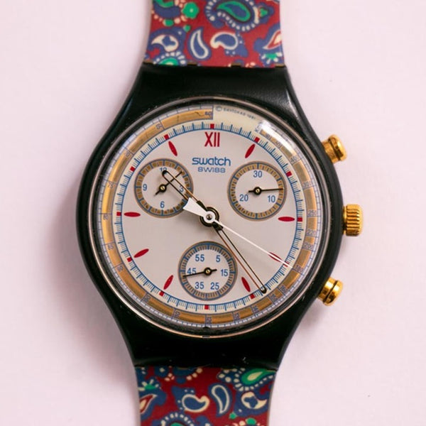 AWARD SCB108 Swatch Chrono Watch | 1991 Swiss Chronograph Watch