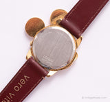 نغمة الذهب Mickey Mouse ساعة على شكل | كلاسيكي Lorus V401-5700 R0 Watch