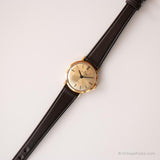 EDOX Gold-tone Incabloc Swiss Movement Vintage Mechanical Watch