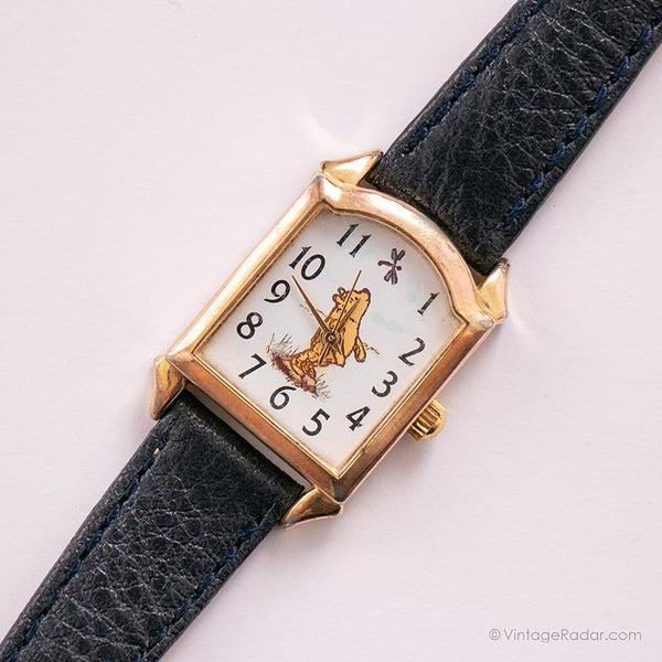 Seltener Vintage Winnie the Pooh Square Uhr | Klassiker Pooh Timex Uhr