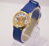 Re il leone vintage re Simba Timex Guarda - 90s Disney Baby Lion orologio