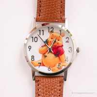 Disney Winnie l'Ooh vintage montre | Argenté Disney montre